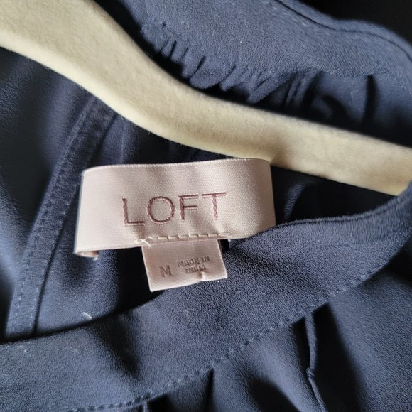 Loft Navy Blue Blouse - Picture 7 of 7